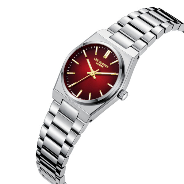 Γυναικείο Ρολόι Lee Cooper Red Stainless Steel Bracelet LC08362.380 - Image 2