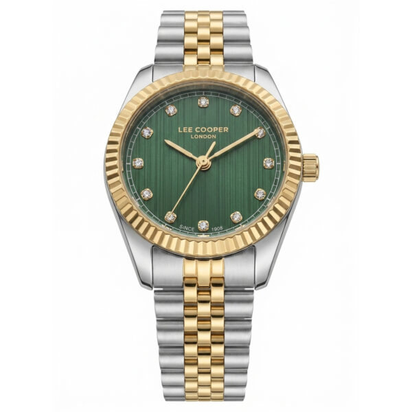 Γυναικείο Ρολόι Lee Cooper Green Two Tone Stainless Steel Bracelet LC08400.270 - Image 3