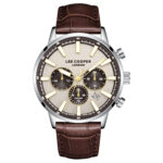 Ανδρικό Ρολόι Lee Cooper Beige Brown Strap LC08401.362