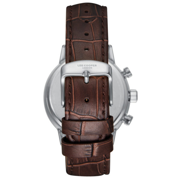 Ανδρικό Ρολόι Lee Cooper Beige Brown Strap LC08401.362 - Image 4