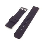 Λουρί Καουτσούκ Μαύρο Dwatch,No22 με Μαύρο Τοκά και Quick Release κωδ.026601N22