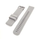 Λουρί Καουτσούκ Γκρι Dwatch,No20 με Γκρι Τοκά και Quick Release κωδ.026623N20