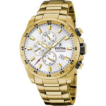 Ρολόι Festina Chronograph, Gold Stainless Steel Bracelet κωδ.F20541/1