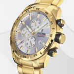 Ρολόι Festina Chronograph, Gold Stainless Steel Bracelet κωδ.F20541/1 - Image 2