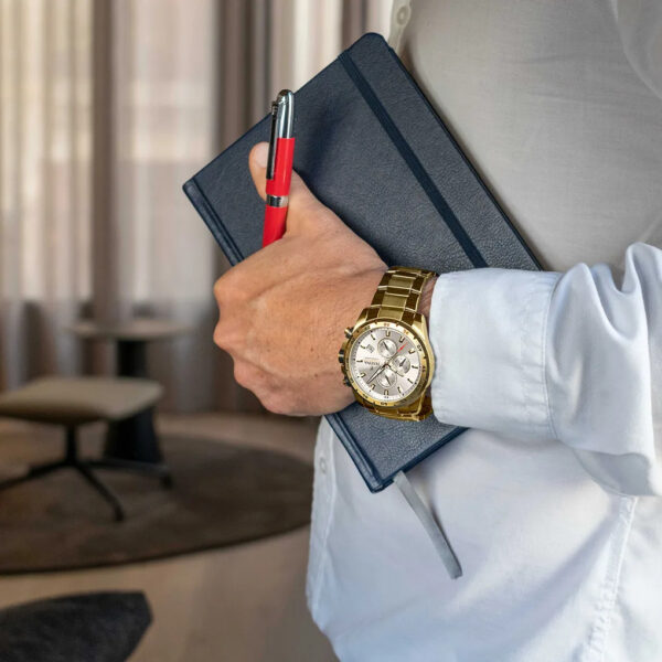 Ρολόι Festina Chronograph, Gold Stainless Steel Bracelet κωδ.F20541/1 - Image 4