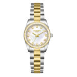 Γυναικείο Ρολόι Lee Cooper Mother Of Pearl Two Tone Stainless Steel Bracelet LC08155.220