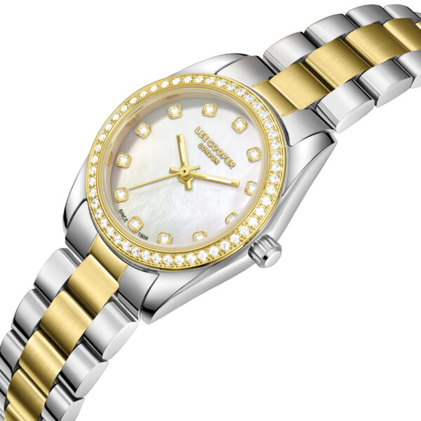 Γυναικείο Ρολόι Lee Cooper Mother Of Pearl Two Tone Stainless Steel Bracelet LC08155.220 - Image 2