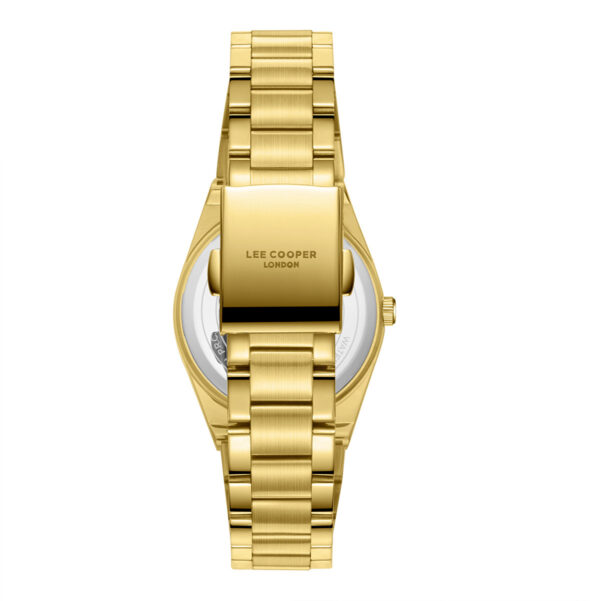 Γυναικείο Ρολόι Lee Cooper Gold Stainless Steel Bracelet LC08375.130 - Image 4