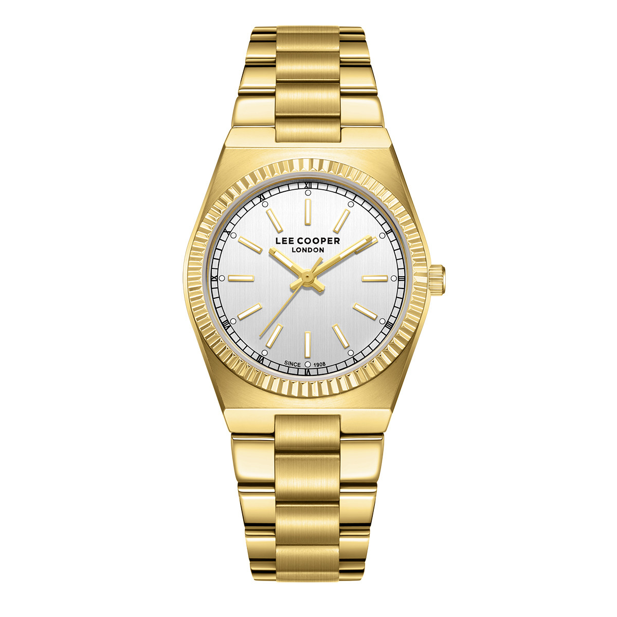lc08375.130_copy Γυναικείο Ρολόι Lee Cooper Gold Stainless Steel Bracelet LC08375.130 - Image 1