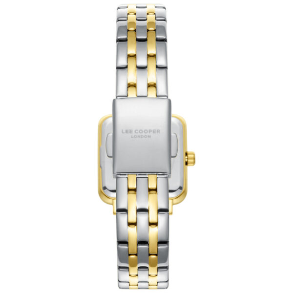 Γυναικείο Ρολόι Lee Cooper Square Mother Of Pearl Two Tone Stainless Steel Bracelet LC08380.230 - Image 4