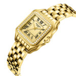Γυναικείο Ρολόι Lee Cooper Square Gold Stainless Steel Bracelet LC08398.110 - Image 2