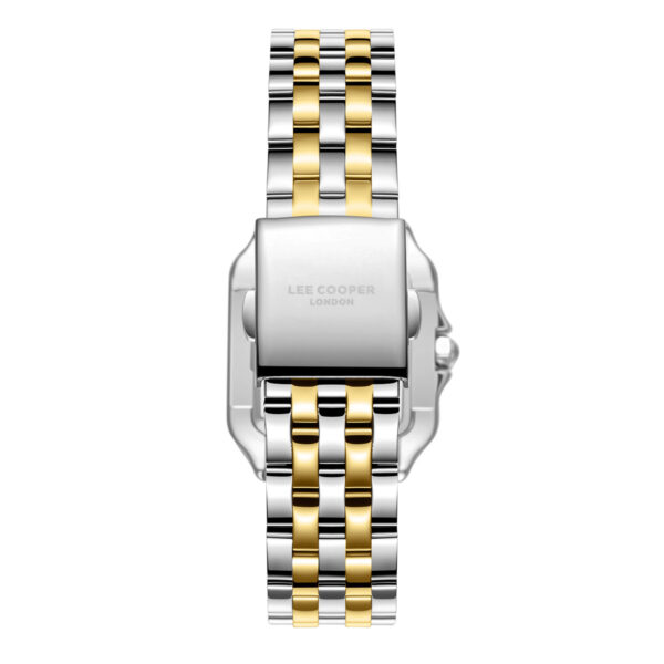 Γυναικείο Ρολόι Lee Cooper Square Two Tone Stainless Steel Bracelet LC08398.230 - Image 4