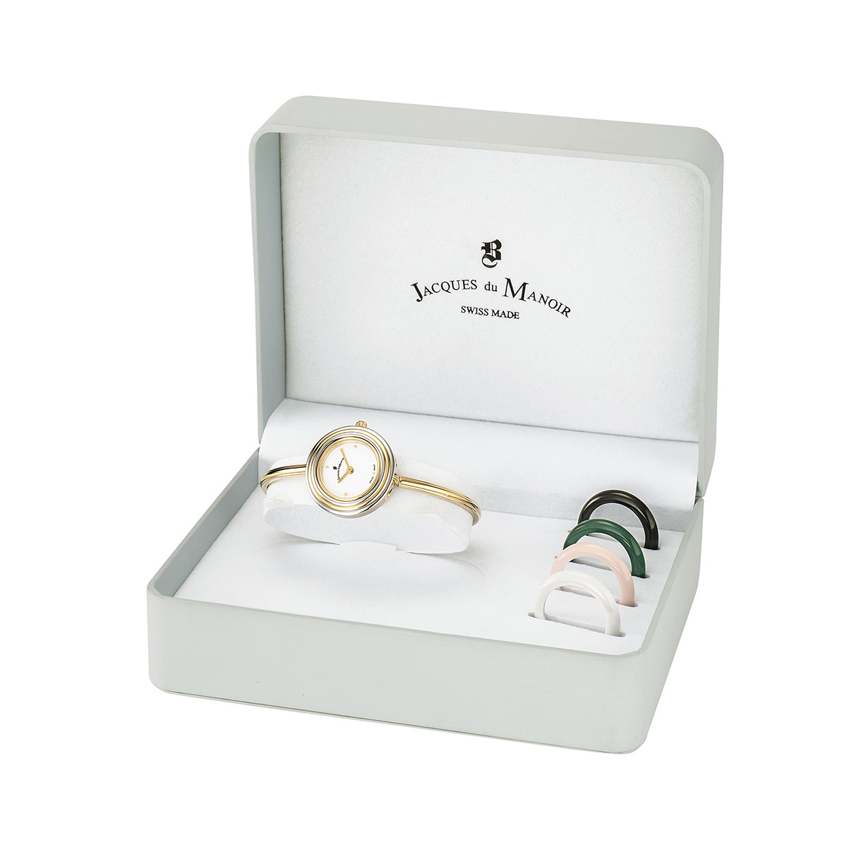 jwl05401_set_copy Γυναικείο Ρολόι Jaqcues Du Manoir Aurora Swiss Made Gold Stainless Steel Bracelet JWL05401 - Image 1