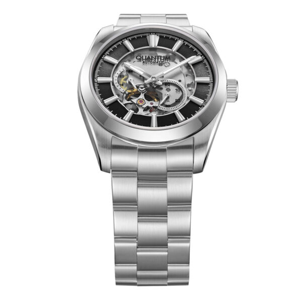 Ανδρικό ρολόι QUANTUM Q-MASTER 1132 Μπρασελέ Αυτόματο Μαύρο QMG1132.350 - Image 6