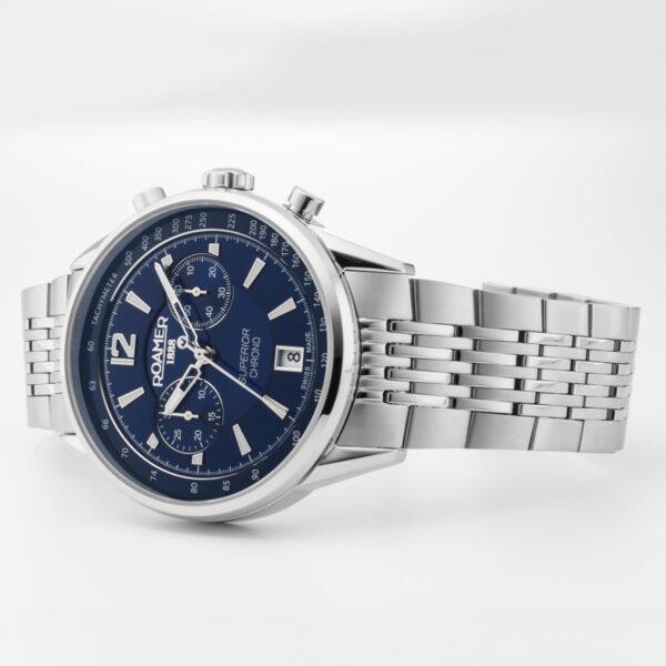 Ανδρικό Ρολόι Roamer Superior Chrono III Blue Sapphire Glass 508818-41-45-50 - Image 2
