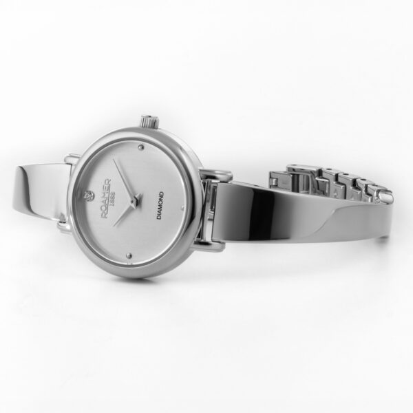 Γυναικείο Ρολόι Roamer Elegance Diamond Round Stainless Steel Bracelet 548845-41-15-50 - Image 2