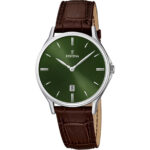 Ρολόι Festina Green Brown Leather Strap F16745/6