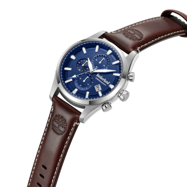 Ανδρικό Ρολόι Timberland Ashmont Blue Brown Strap TDWGC0109302 - Image 2